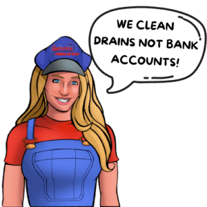 plumber girl logo icon