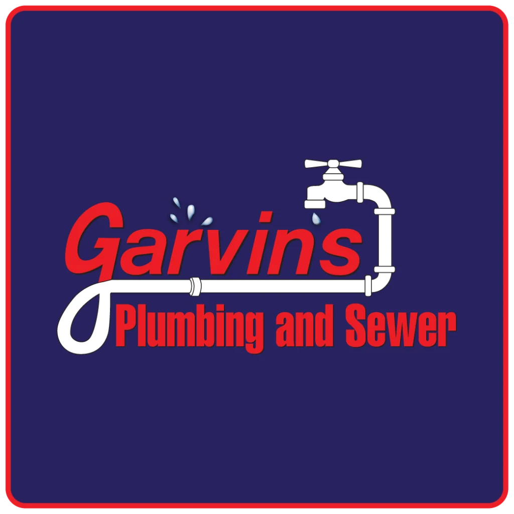garvin's plumbing and sewer logo